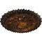 Ekena Millwork Lariah Ceiling Medallion (Fits Canopies up to 1 3/8"), 24 3/4"OD 1 3/8"ID x 3 1/4"P, Rust CM24LARUS - alternate 4